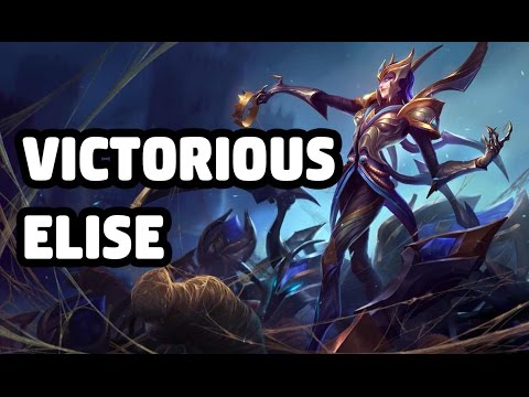 VICTORIOUS ELISE SKIN SPOTLIGHT - LEAGUE OF LEGENDS