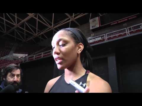 A'ja Wilson Media Availability - 2/6/16