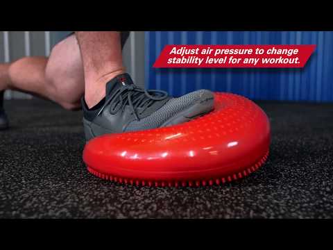 Inflated cushions shift to improve intramuscular coordination and balance!