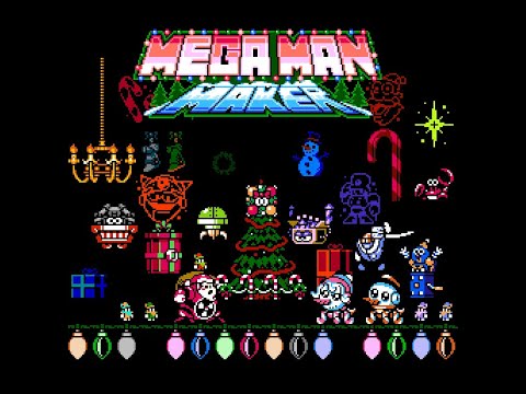 Mega Man Maker Version 1.10.4 - Christmas Update - Features Showcase