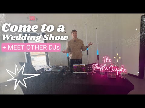 Behind the Scenes at a Wedding Show with Local DJs