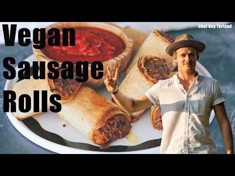 Plant Based Vegan Sausage Rolls Recipe with Chef Guy Turland