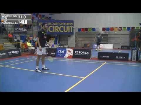 Kalle Koljonen vs Luís Enrique Peñalver (MS, Qualifying) - 2015 Czech International