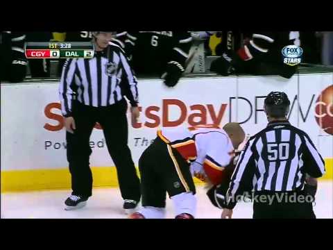 Jarome Iginla vs Cody Eakin fight . Mar 18, 2013