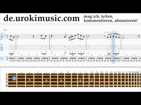 Mandoline Lernen Schubert - Ave Maria Tabulatur Teil#2 um-b995