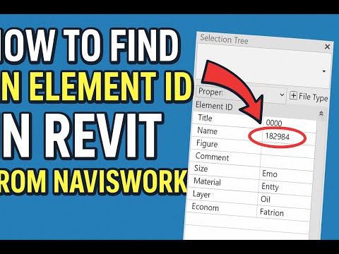 How to find an element ID in Revit from Navisworks
