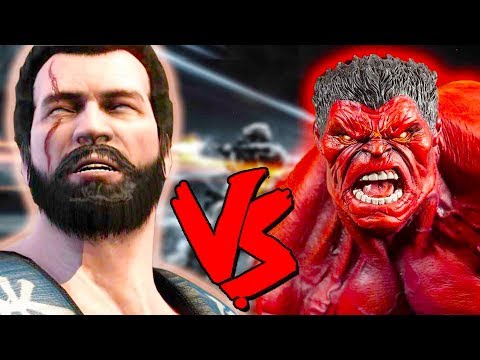 Kuai Liang Vs Red Hulk Army - Epic Battle - Mortal Kombat Costume Skin Mod
