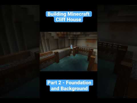 Ruski - Minecraft House in Cliff! #minecrafthouse #howtobuild #protips #minecraft1.19 #house #tutorial