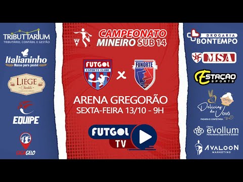Jogo Funorte X Futgol  Campeonato Mineiro  Sub 14