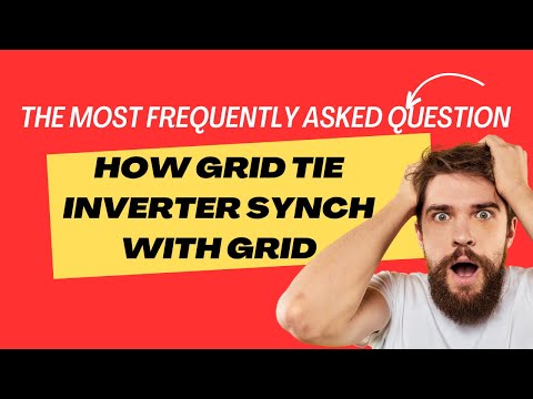 How Solar Grid Tie Inverter Synch with Grid? Solar ON-Grid Inverter @huawei