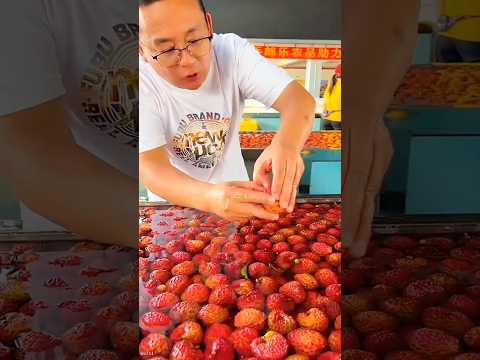 Why are Chinese litchis so thick .#shorts