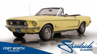 Video Thumbnail for 1968 Ford Mustang Convertible