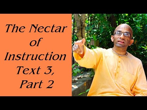 Bhakti Shastri (030) - The Nectar of Instruction Text 3, Part 2