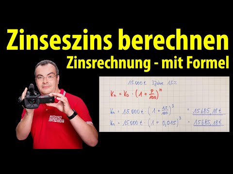 Zinseszinsformel - einfach erklärt! | Zinsrechnung | Lehrerschmidt