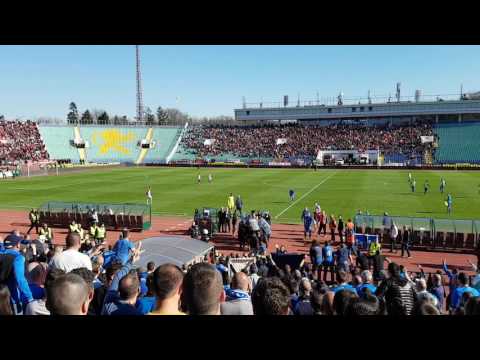 Levski Sofia - CSKA Sofia (Reception for the officials leaving pitch) 04.03.2017