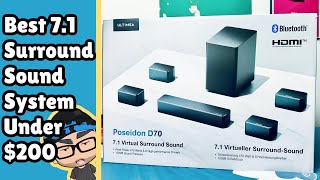 Best 7.1 Surround Sound System Under $200 | Ultimea Poseidon D70