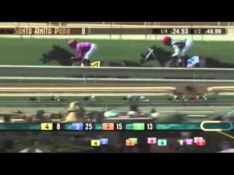 Hard Not to Like by Hard Spun wins the G1 Gamely Stakes at Santa Anita