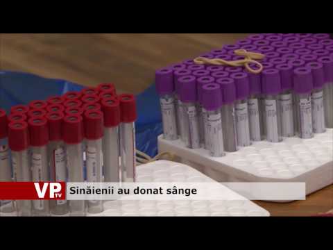 Sinăienii au donat sânge