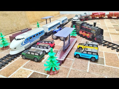 Railway Model EP.7 : Vintage Steam Train And Asian High Speed Train Assembing And Test Run