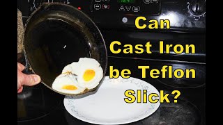 🍳 Cooking Hack! How to make a Cast-Iron Skillet Slick as Teflon! 👨‍🍳