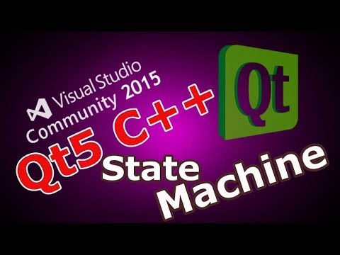 Qt5 C++ How To Create State Machine  In Qt (QStateMachine, QEventTransition) #23