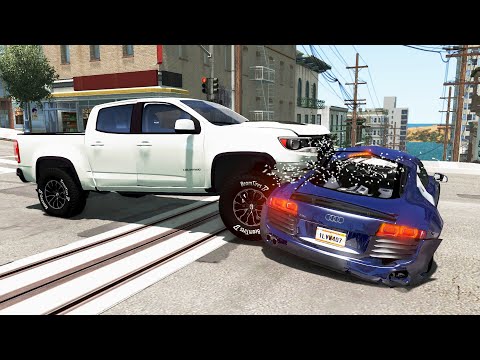 Crossroad Car Crashes 56 - BeamNG.Drive