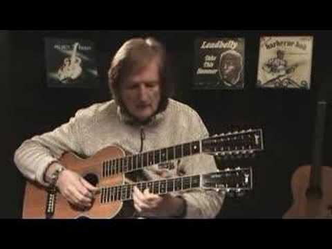 Paul Brett - Double Neck 6 & 12 string Acoustic Guitar