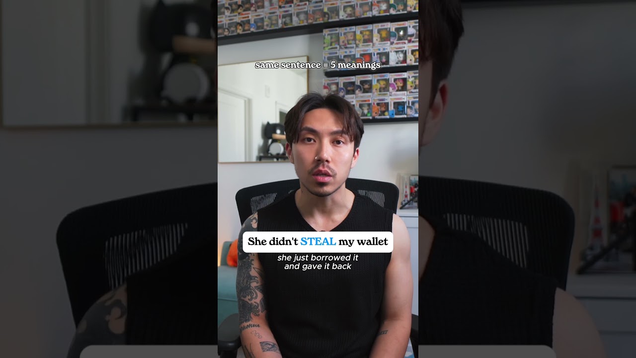SAME sentence = 5 different meanings #learnenglish #english #fluentenglish #speakenglish