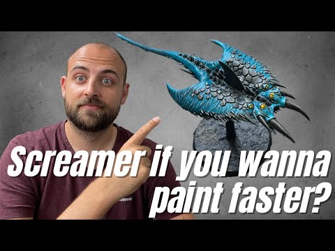 How paint Screamers of Tzeentch super fast!