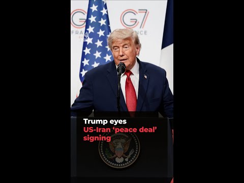 Trump eyes US-Iran ‘peace deal’ signing | #ajshorts
