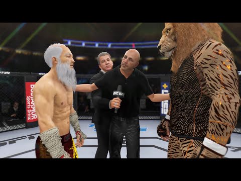 UFC 4 - Old Bruce Lee vs. King Lion - Epic Fight 🔥🐲