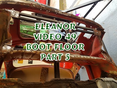 Classic Mini Restoration: Eleanor Video 49, Boot Floor Part 5