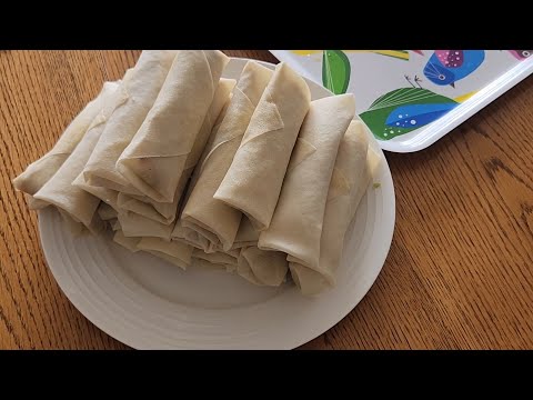 How to freeze Spring rolls or lumpia properly
