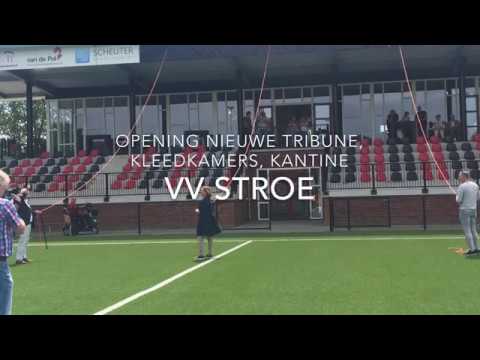 Opening nieuwe kantine, kleedkamers en tribune VV Stroe juni 2018