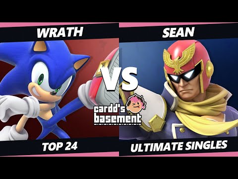 Cardd's Basement Top 24 - Wrath (Sonic) Vs. Sean (Captain Falcon) SSBU Ultimate Tournament