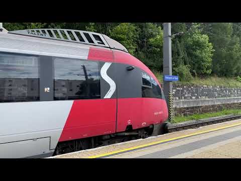 Eisenbahnverkehr in Steinach am Brenner (August 2021)