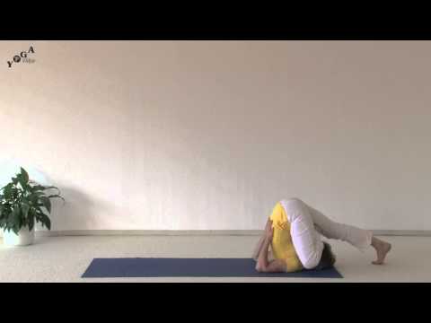 Yoga Plow with Half-Lotus Variation