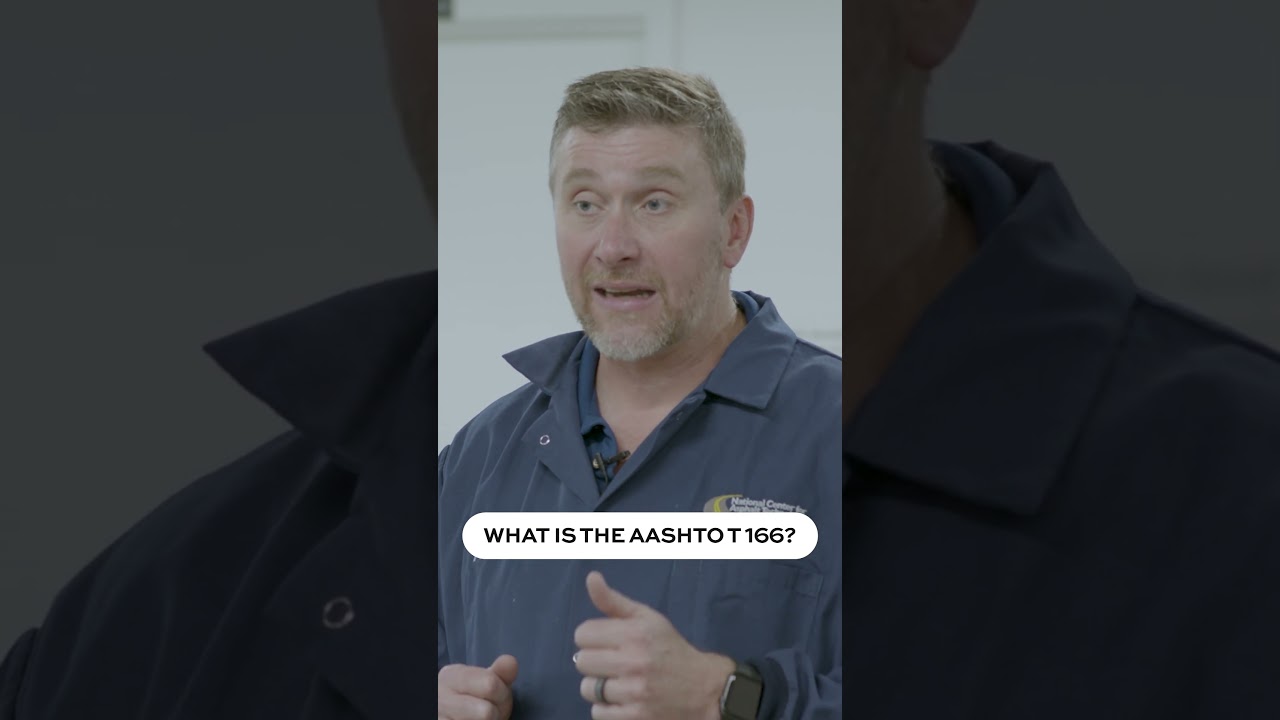 What is AASHTO T 166? #shorts