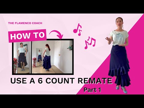 How to use a 6 count REMATE in your Bulerías Patada - PART 1 🎉 | Flamenco