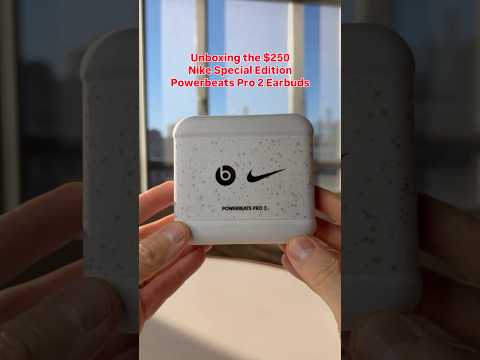 Unboxing the $250 Nike Special Edition Powerbeats Pro 2 Earbuds
