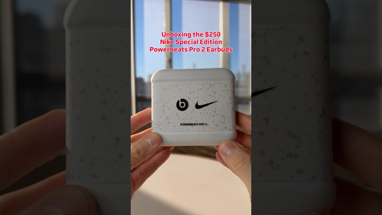 Unboxing the $250 Nike Special Edition Powerbeats Pro 2 Earbuds