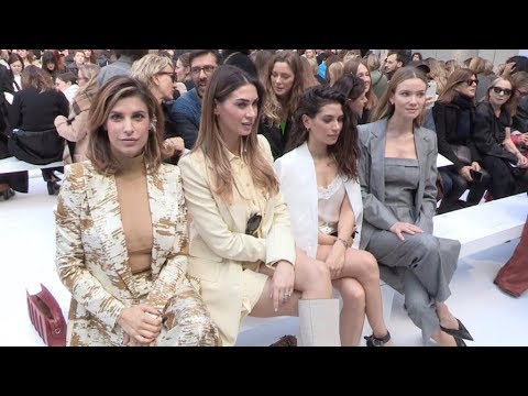 Gemma Chan, Elisabetta Canalis and more at Max Mara Fashion Show in Milan