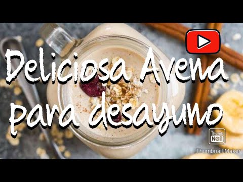 Deliciosa Avena Cruda para el desayuno