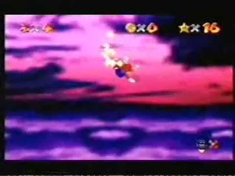 Super Mario 64 Glitch - Beat the game with only 16 stars.