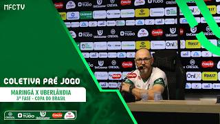 Coletiva pré-jogo - Moisés Egert e Thiago Rosa - Maringá FC x Uberlândia 3ª Fase Copa do Brasil 2026