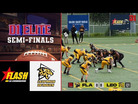 Highlights D1 Elite 2024 - Demi-finale : Flash de La Courneuve VS Leopards de Rouen