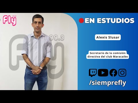 🔴𝗘𝗡 𝗘𝗦𝗧𝗨𝗗𝗜𝗢𝗦┃Alexis Slusar - Secretario de la comisión directiva del Club Maracaibo