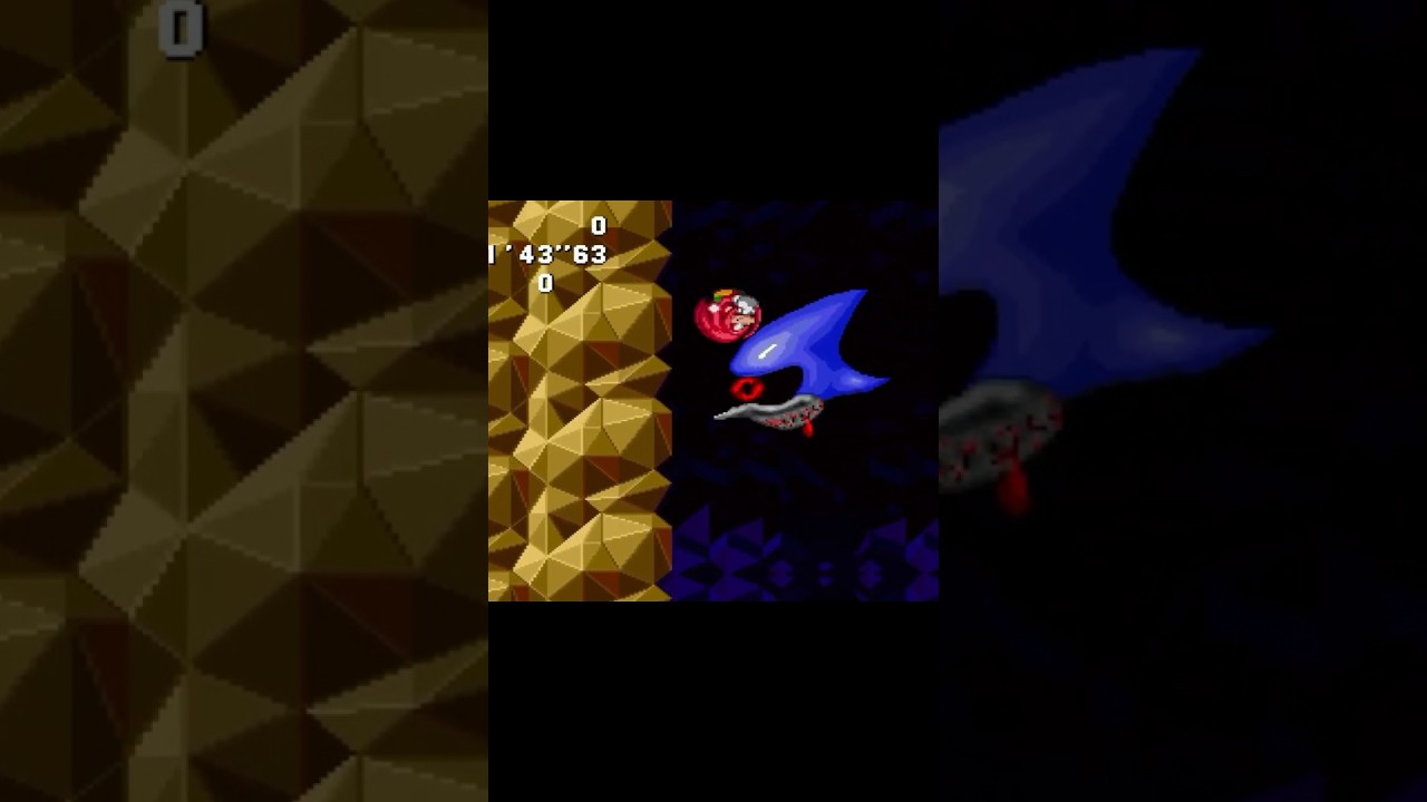Knuckles Chase Scene (Metal Sonic Apparition) #sonic #sonicthehedgehog #sega #sonicexe #fnf