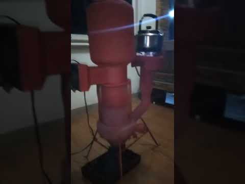 Безсмольный газогенератор на 500квт*час электричества в Словении на древесных отходах и полиэтилене