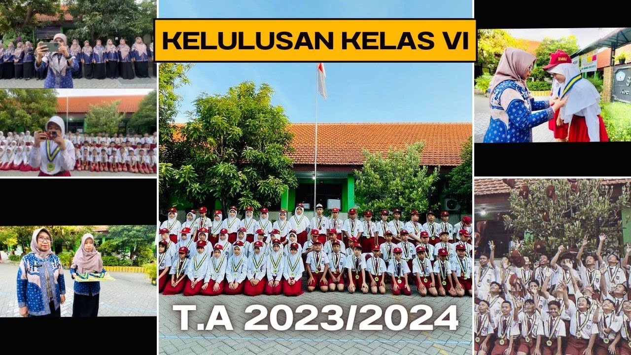 Momen Kelulusan Kelas VI SD Negeri Sruni 2 Tahun Ajaran 2023/2024